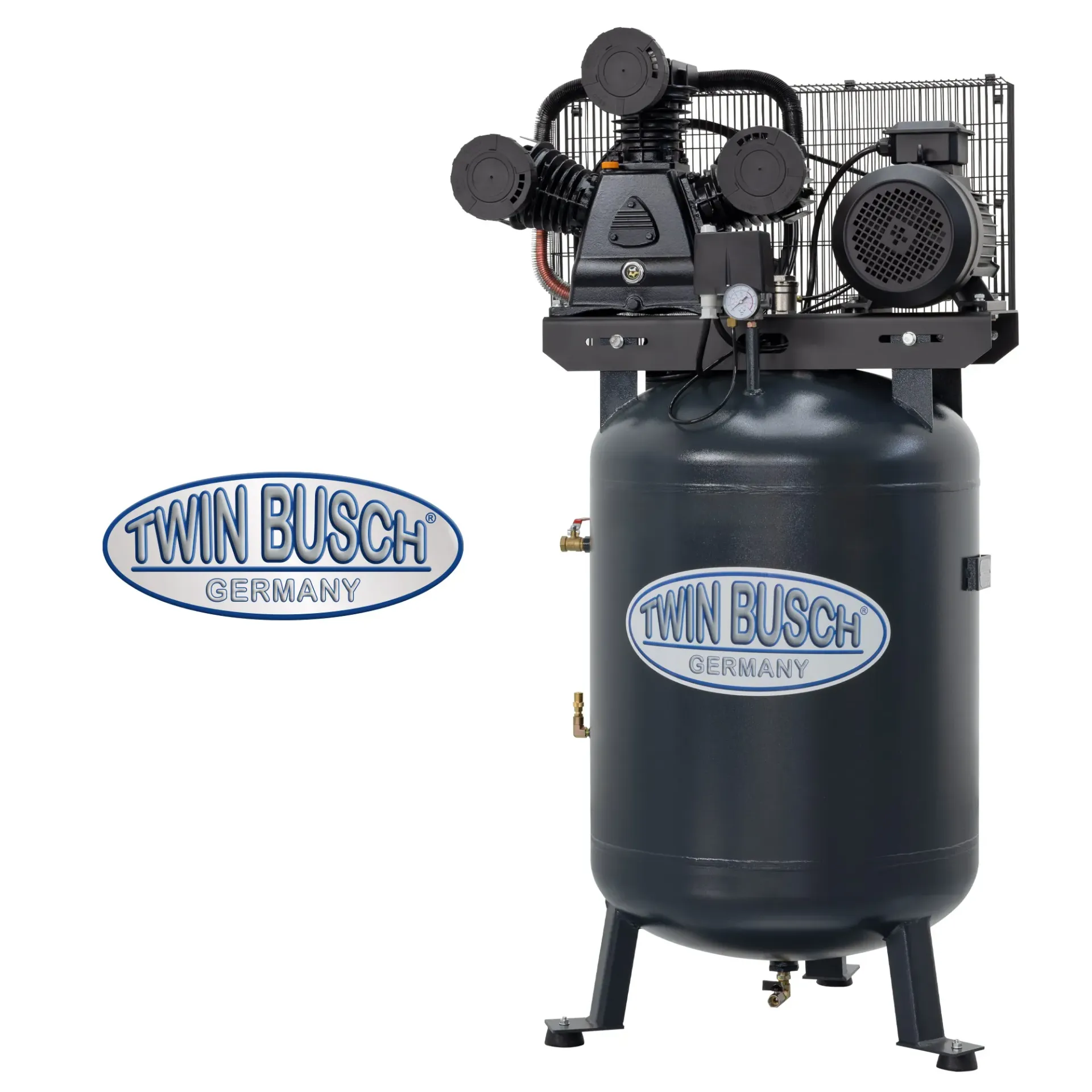 TWKS-250-10/3: compresseur vertical 250 L - Grey-Line