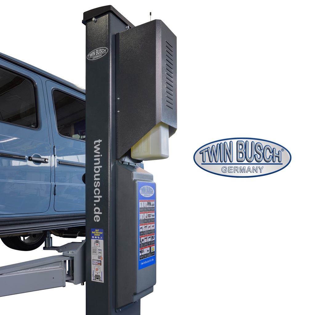 TW250W-400-G: 2-post-lift 5.0 t - clear floor - HEAVY LINE - GREY-Line