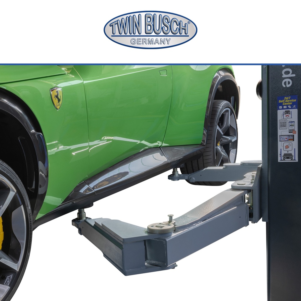 TW250W-400-G: 2-post-lift 5.0 t - clear floor - HEAVY LINE - GREY-Line