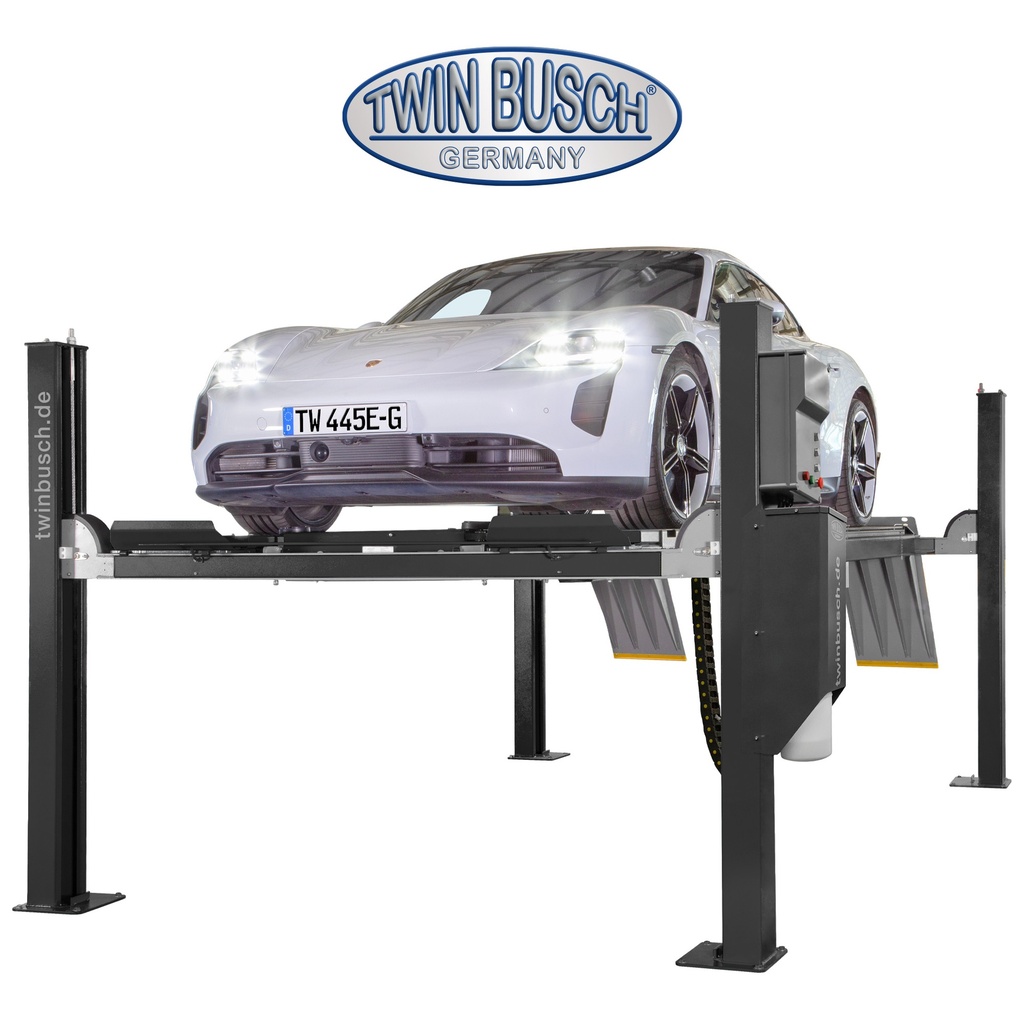 Ascensore a 4 montanti 4,5 t - griggio