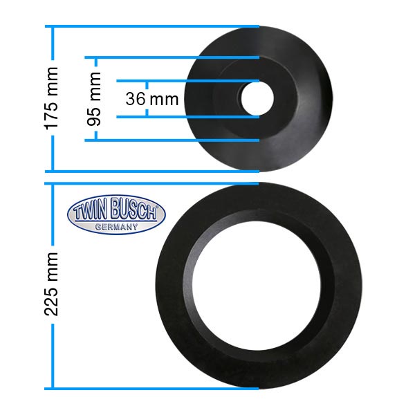 [TWF-TRANS-36] Adapter für leichte Nutzfahrzeuge und Transporter für TWF-150