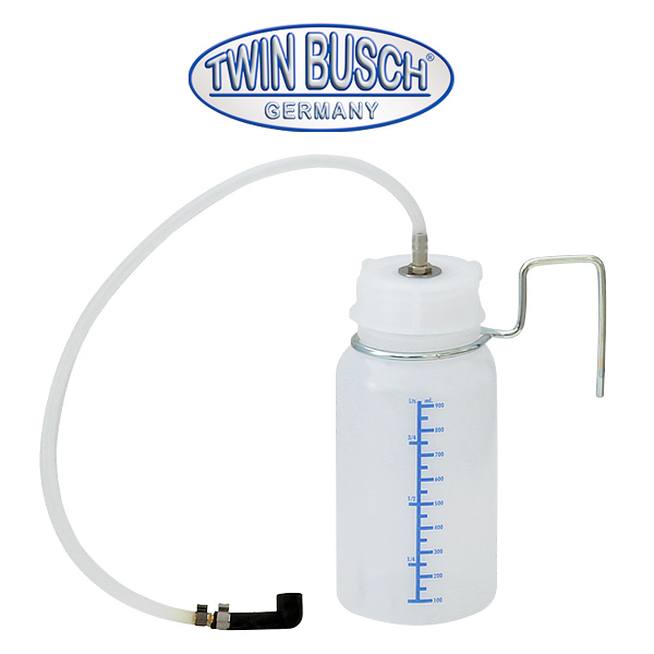 Collection bottle for brake fluid