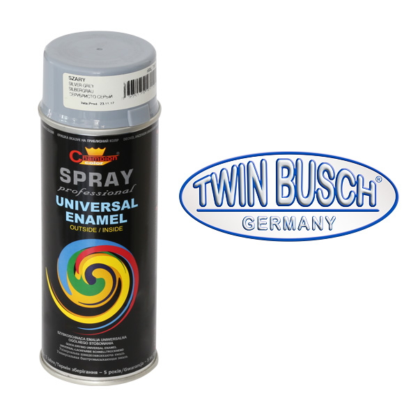 [E-HEB0033] Bombe de peinture (400 ml) RAL 7000 Gris foncé