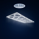 Luminaire d'atelier LED TWLED-W – Design en nid d'abeille