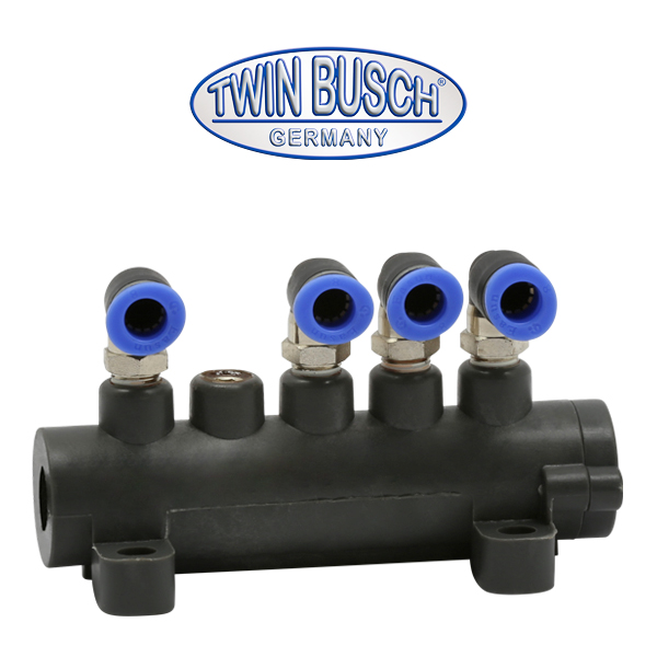 [E-RMO0014] Vanne à 5 voies pour gonfleur de pneus (L / L / L / L / L)