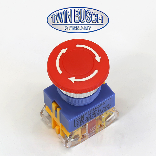 Bouton d'arrêt d'urgence pour banc d'essai de freins / piste d'essai de freins pour les modèles TWB-BP304WD et TWB-PS304WD