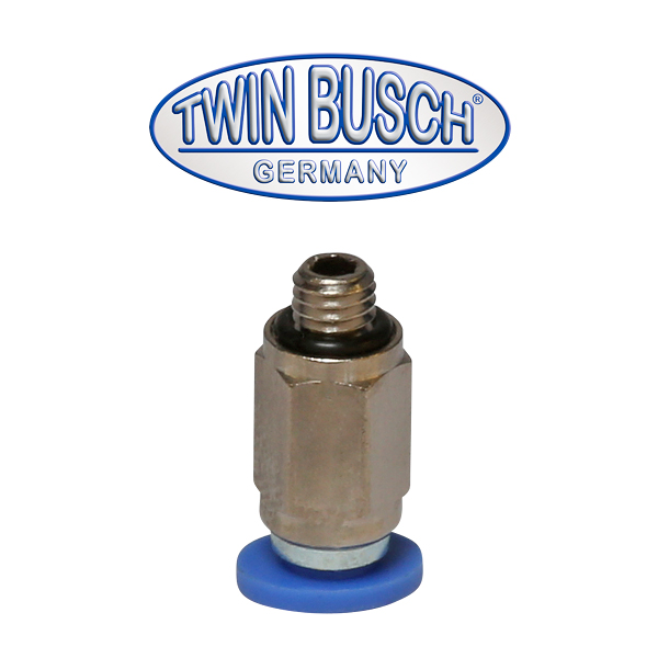 Straight plug connector M 5–4 mm