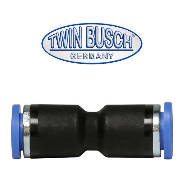 [E-DLZ0008] Straight plug connector, 8 mm–8 mm
