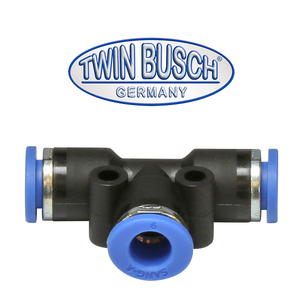 [E-DLZ0009] 6 mm to 6 mm T-connector