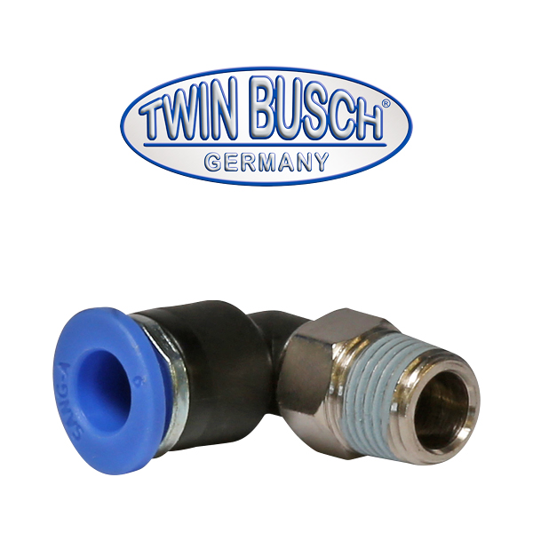 [E-DLZ0017] Angled push-fit connector R 1/8"–6 mm