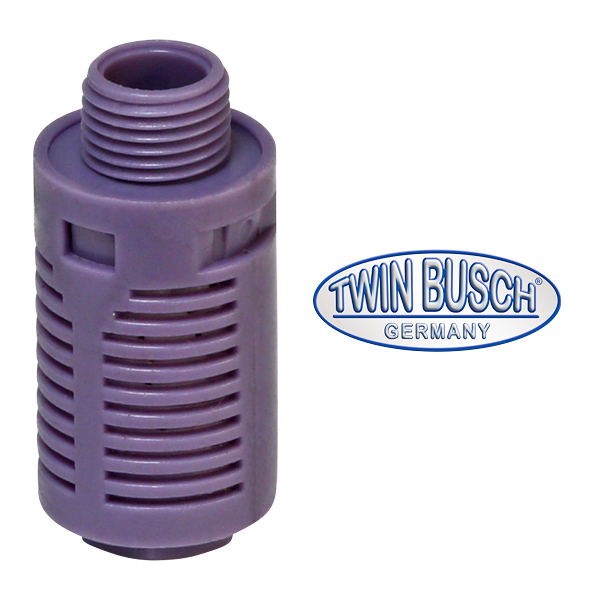 [E-DLZ0023] Plastic compressed air silencer, G 1/8"