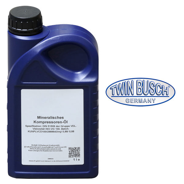 [E-KPS0019] Huile pour compresseur VDL 100 pour TWK-200L, TWK-270L, TWK-270S, TWK-500L, TWK-500SL