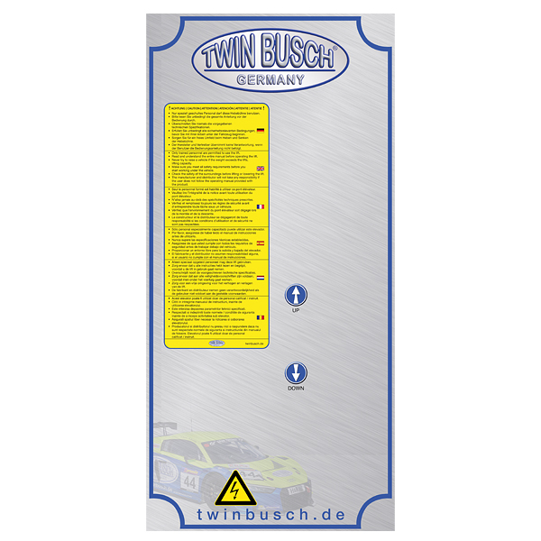 Autocollants pour le boîtier de commande des modèles TW436P et TW445
