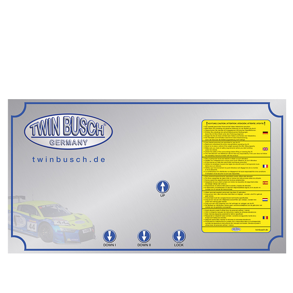 [E-HEB0352] Autocollant de boîtier de commande pour TWSA-40-V2