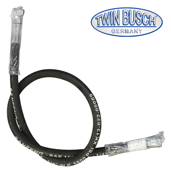 [E-HEB0387] Hydraulic hose TWS3-19, L = 950 mm (straight/straight)