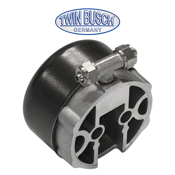 Pressure vessel (with T-piece compressed air connection)