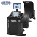 Équilibreuse de roues avec serrage pneumatique automatique - Écran couleur TFT - GREY-Line