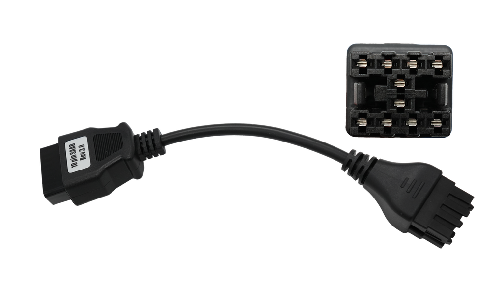 10 pin SAAB, OBD test cable