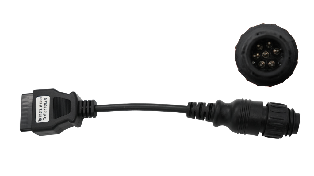 7pin Knorr/Wabco Trailer OBD test cable  