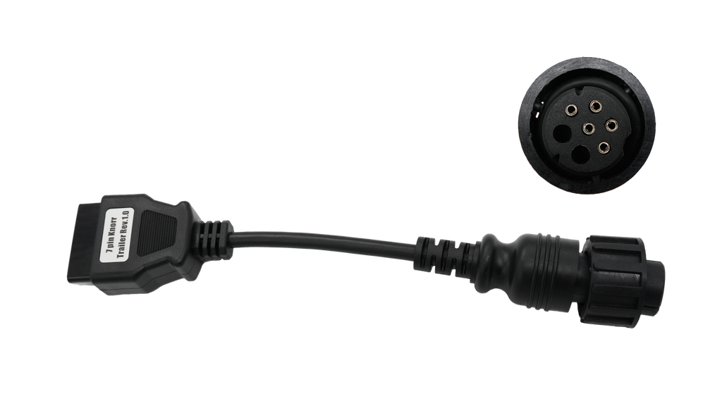 7pin Knorr Trailer OBD test cable 