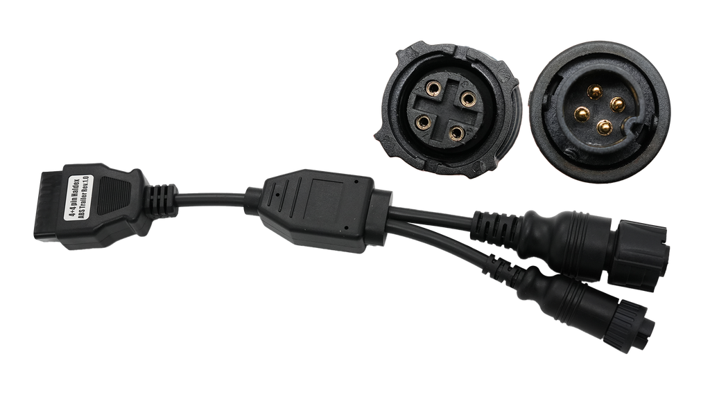 4+4 pin Haldex ABS OBD test cable 