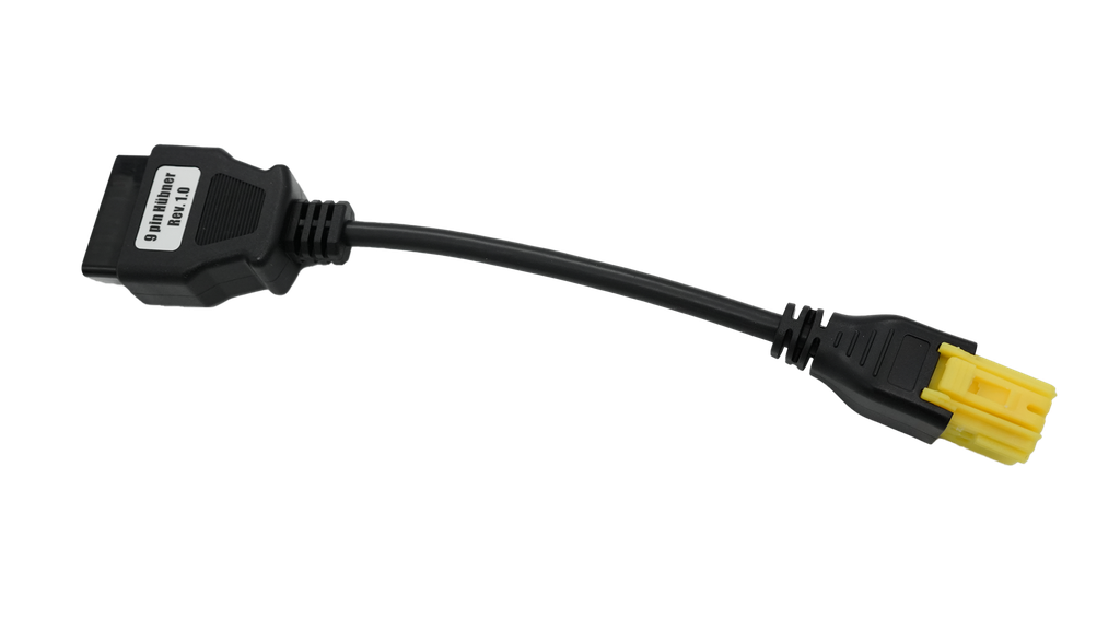  9 pin Hübner OBD test cable