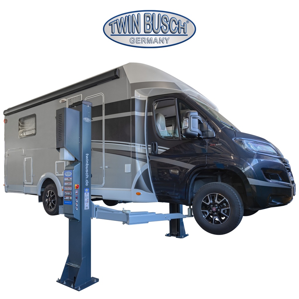 TW250W-400-G - 2-post-lift 5.0 t - clear floor - HEAVY LINE - GREY-Line
