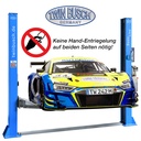 2 Säulen Hebebühne 4.2 t - BASIC LINE - halbautomatische Entriegelung