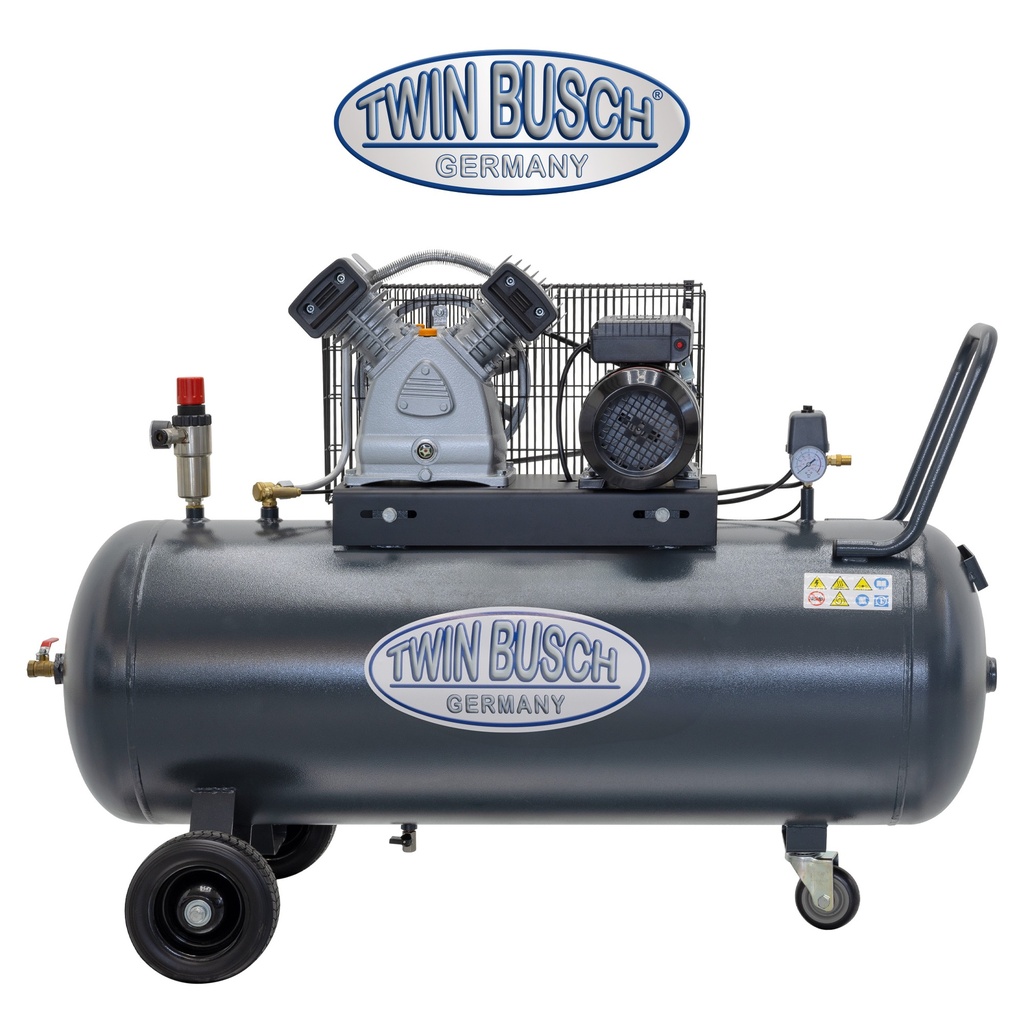 TWKL-200-10/2: Horizontal Compressor 200L - Grey-Line