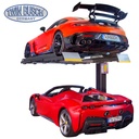 Single-post parking lift – 2.7 tonnes – anthracite colour – Second-hand (Installation and delivery included)