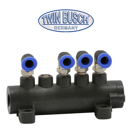 [E-RMO0014] Vanne à 5 voies pour gonfleur de pneus (L / L / L / L / L)