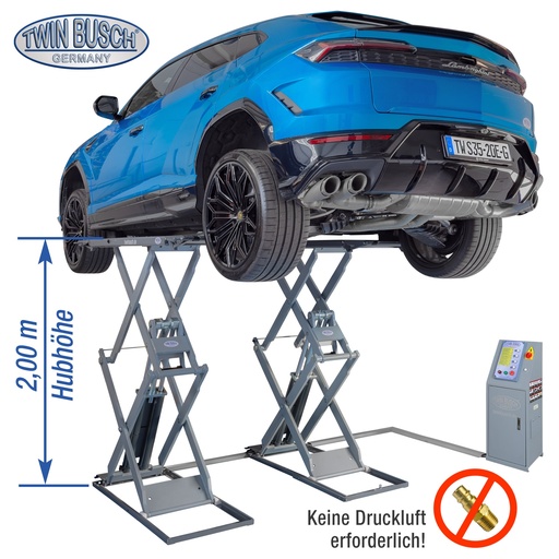 [TWS35-20E-G] TWS35-20E-G: Double Scissors Lift - 3.5 t - GREY-Line