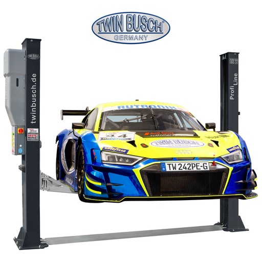 [TW242PE-G] 2-post lift - 4.2 tonnes - Profi-Line - Grey